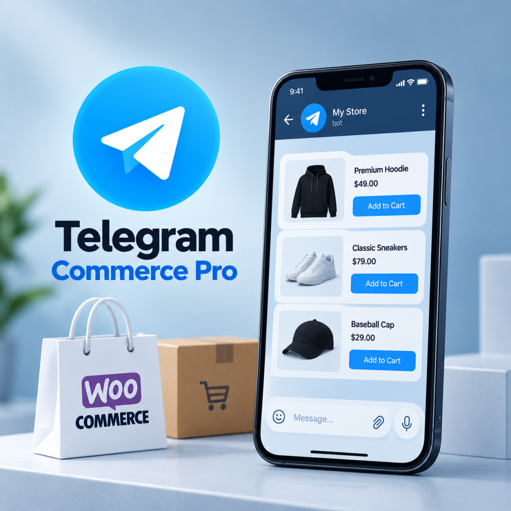 Telegram Commerce Pro – Sell Your WooCommerce Store Inside Telegram